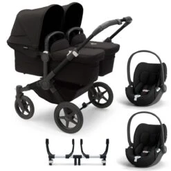 Bugaboo Donkey 5 Twin With Cybex Cloud T Travel System - Styled By You