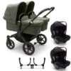 Bugaboo Donkey 5 Twin With Turtle Air Travel System - Black/Forest Green -Baby Products Store donkey 5 twin complete bundle forest green turtle air 2022