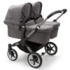 Bugaboo Donkey 5 Twin Complete - Graphite/Grey Melange