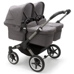 Bugaboo Donkey 5 Twin Complete - Graphite/Grey Melange