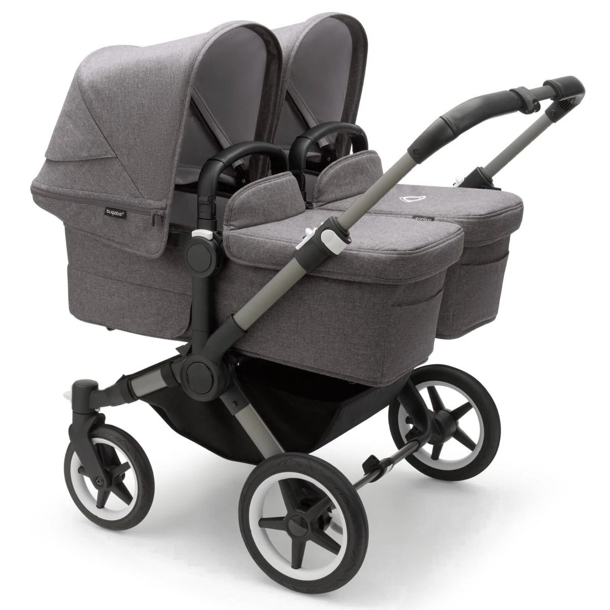 Bugaboo Donkey 5 Twin With Maxi-Cosi Pebble 360 Travel System - Graphite/Grey Melange 5 Bugaboo Donkey 5 Twin With Maxi-Cosi Pebble 360 Travel System - Graphite/Grey Melange - Image 3