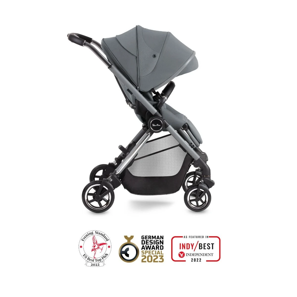 Silver Cross Dune + First Bed Folding Carrycot + Motion All Size - Glacier 6 Silver Cross Dune + First Bed Folding Carrycot + Motion All Size - Glacier - Image 4
