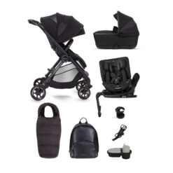 Silver Cross Dune + First Bed Folding Carrycot + Ultimate Pack + Motion All Size - Space