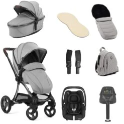 Egg 3 Luxury Maxi-Cosi Cabriofix I-Size Travel System Bundle - Glacier