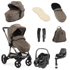 Egg 3 Luxury Maxi-Cosi Pebble 360 I-Size Travel System Bundle - Mink
