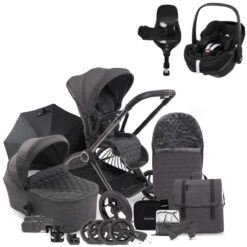 ICandy Core Travel System Bundle With Maxi-Cosi Pebble 360 PRO & Base - Dark Grey