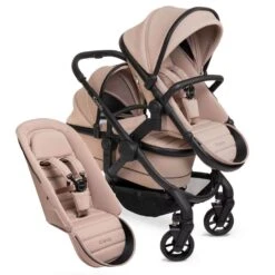 ICandy Peach 7 Double Pushchair Travel System Bundle With Maxi-Cosi Cabriofix I-Size Car Seat & Base - Cookie 13 ICandy Peach 7 Double Pushchair Travel System Bundle With Maxi-Cosi Cabriofix I-Size Car Seat & Base - Cookie -Baby Products Store icandy peach 7 accessories jet cookie double 2