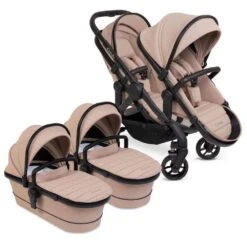 ICandy Peach 7 Twin Pushchair - Cookie