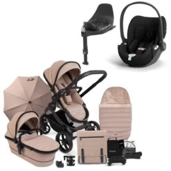 ICandy Peach 7 Pushchair Travel System Bundle With Cybex Cloud T ISize Car Seat & Base - Cookie