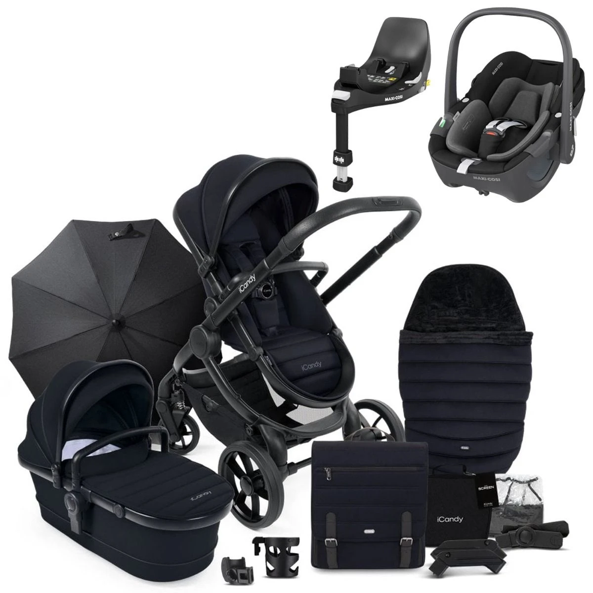 ICandy Peach 7 Pushchair Travel System Bundle With Maxi-Cosi Pebble 360 ISize Car Seat & Base 4 ICandy Peach 7 Pushchair Travel System Bundle With Maxi-Cosi Pebble 360 ISize Car Seat & Base - Image 2