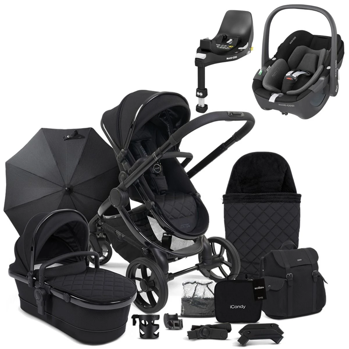 ICandy Peach 7 Pushchair Travel System Bundle With Maxi-Cosi Pebble 360 ISize Car Seat & Base 8 ICandy Peach 7 Pushchair Travel System Bundle With Maxi-Cosi Pebble 360 ISize Car Seat & Base - Image 6
