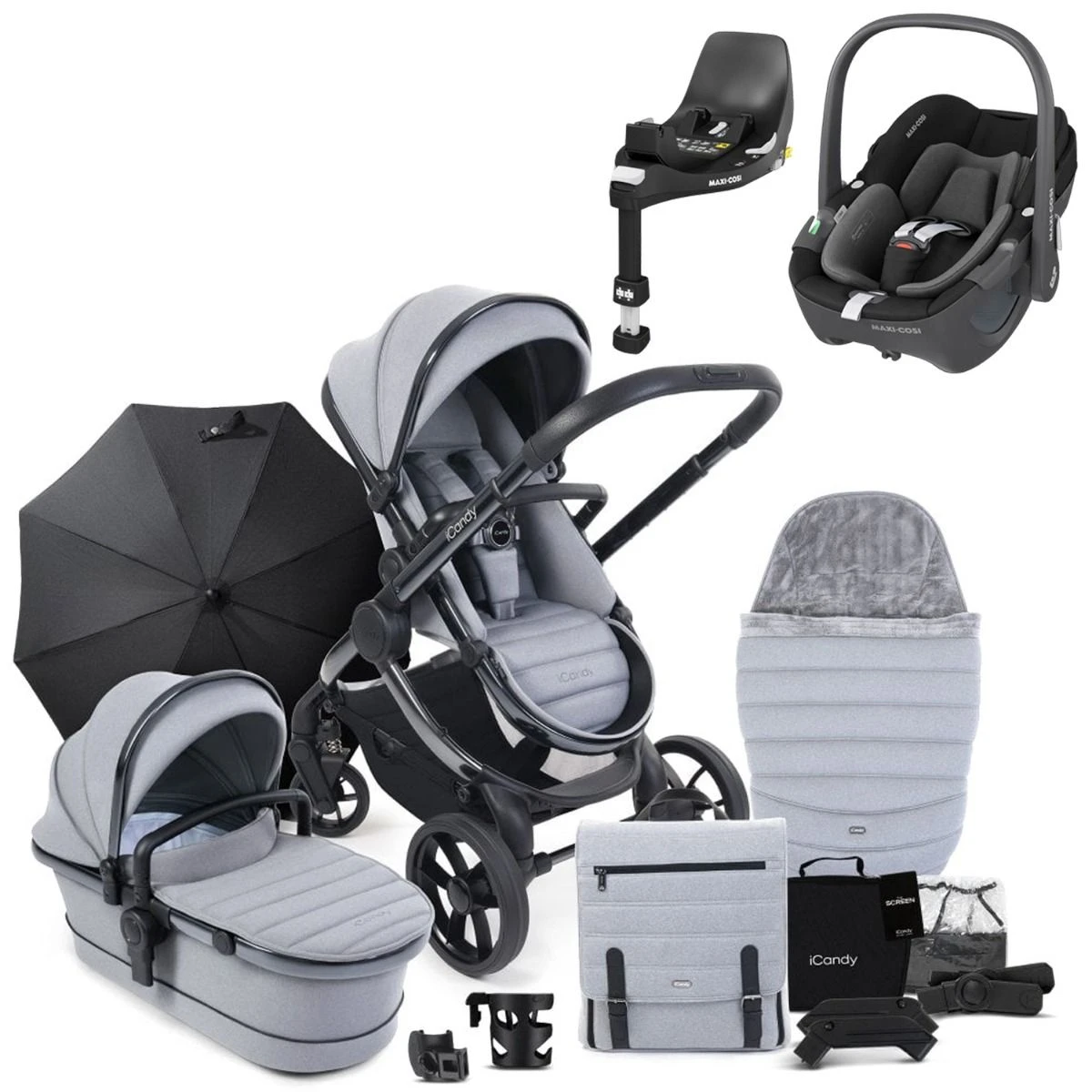 ICandy Peach 7 Pushchair Travel System Bundle With Maxi-Cosi Pebble 360 ISize Car Seat & Base 5 ICandy Peach 7 Pushchair Travel System Bundle With Maxi-Cosi Pebble 360 ISize Car Seat & Base - Image 3