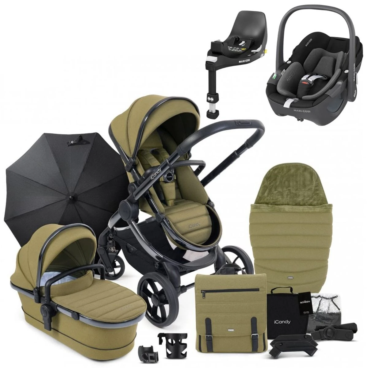 ICandy Peach 7 Pushchair Travel System Bundle With Maxi-Cosi Pebble 360 ISize Car Seat & Base 6 ICandy Peach 7 Pushchair Travel System Bundle With Maxi-Cosi Pebble 360 ISize Car Seat & Base - Image 4