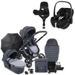 ICandy Peach 7 Pushchair Travel System Bundle With Maxi-Cosi Pebble 360 PRO ISize Car Seat & Base - Truffle
