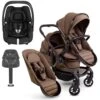 ICandy Peach 7 Double Pushchair Travel System Bundle With Maxi-Cosi Cabriofix I-Size Car Seat & Base - Coco -Baby Products Store icandy peach 7 double cabriofix isize base bundle coco