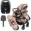 ICandy Peach 7 Double Pushchair Travel System Bundle With Maxi-Cosi Cabriofix I-Size Car Seat & Base - Cookie 2 ICandy Peach 7 Double Pushchair Travel System Bundle With Maxi-Cosi Cabriofix I-Size Car Seat & Base - Cookie -Baby Products Store icandy peach 7 double cabriofix isize base bundle cookie
