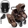ICandy Peach 7 Double Pushchair Travel System Bundle With Cybex Cloud T ISize Car Seat & Base - Coco -Baby Products Store icandy peach 7 double cloud t base bundle coco
