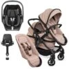 ICandy Peach 7 Double Pushchair Travel System Bundle With Maxi-Cosi Pebble 360 ISize Car Seat & Base - Cookie 2 ICandy Peach 7 Double Pushchair Travel System Bundle With Maxi-Cosi Pebble 360 ISize Car Seat & Base - Cookie -Baby Products Store icandy peach 7 double pebble 360 base bundle cookie