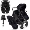 ICandy Peach 7 Double Pushchair Travel System Bundle With Maxi-Cosi Pebble 360 PRO ISize Car Seat & Base - Black Edition 2 ICandy Peach 7 Double Pushchair Travel System Bundle With Maxi-Cosi Pebble 360 PRO ISize Car Seat & Base - Black Edition -Baby Products Store icandy peach 7 double pebble 360 pro base bundle black