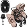 ICandy Peach 7 Double Pushchair Travel System Bundle With Maxi-Cosi Pebble 360 PRO ISize Car Seat & Base - Cookie -Baby Products Store icandy peach 7 double pebble 360 pro base bundle cookie
