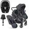 ICandy Peach 7 Double Pushchair Travel System Bundle With Maxi-Cosi Pebble 360 PRO ISize Car Seat & Base - Dark Grey 2 ICandy Peach 7 Double Pushchair Travel System Bundle With Maxi-Cosi Pebble 360 PRO ISize Car Seat & Base - Dark Grey -Baby Products Store icandy peach 7 double pebble 360 pro base bundle dark grey