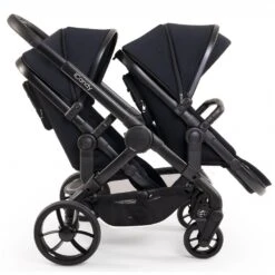 ICandy Peach 7 Double Pushchair Travel System Bundle With Cocoon ISize Car Seat & Base - Black Edition -Baby Products Store icandy peach 7 double pushchair black edition 5