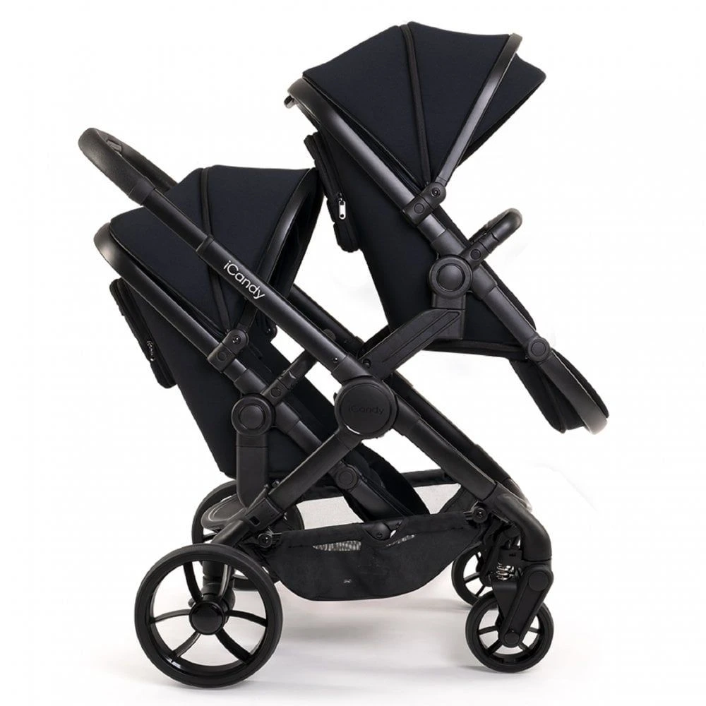 ICandy Peach 7 Twin Cybex Cloud T Travel System Bundle - Black Edition 8 ICandy Peach 7 Twin Cybex Cloud T Travel System Bundle - Black Edition - Image 6
