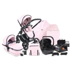 ICandy Peach 7 Pushchair Travel System Bundle With Cocoon I-Size Car Seat & Base - Blush
