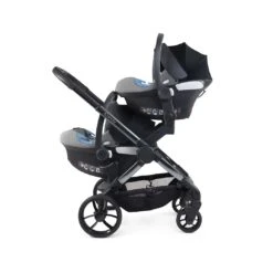 ICandy Peach 7 Twin Pushchair - Dark Grey -Baby Products Store image 4 supporting icandy peach 7 phantom profile twin car seat pf car seat elv pf