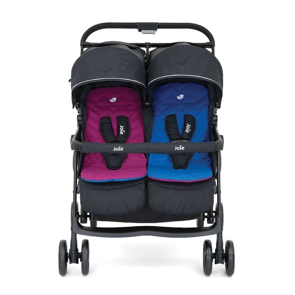 Joie Aire Twin Stroller - Rosy & Sea 4 Joie Aire Twin Stroller - Rosy & Sea - Image 2