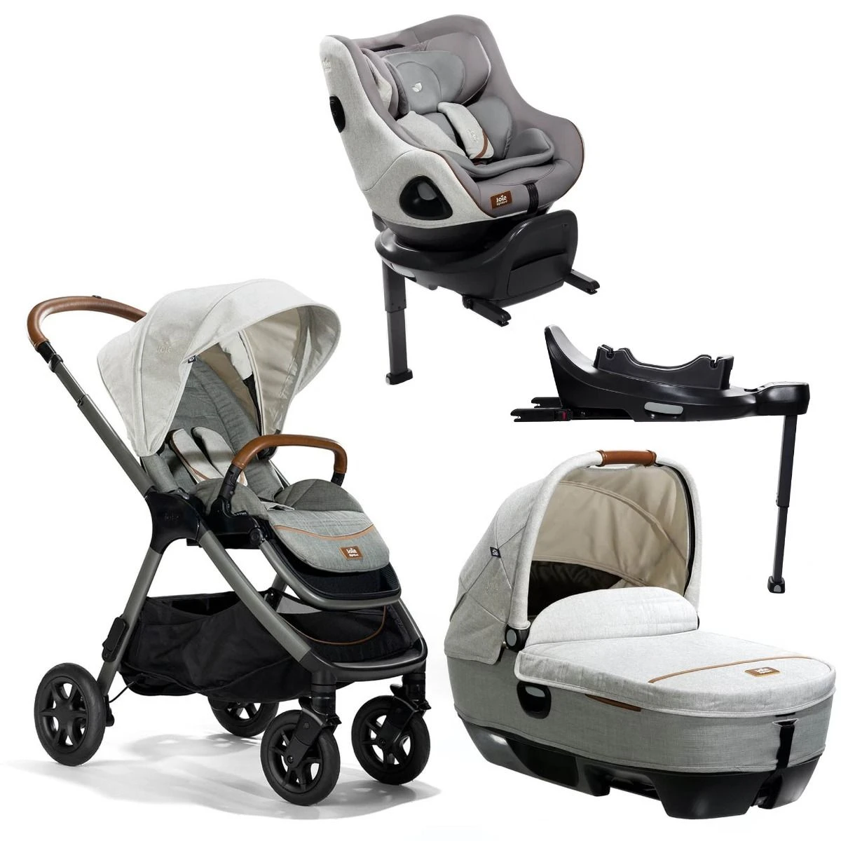 Joie Finiti Signature Flex Travel System With Calmi - Oyster 4 Joie Finiti Signature Flex Travel System With Calmi - Oyster - Image 2
