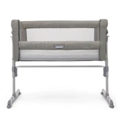 Joie Roomie Glide Bedside Crib - Foggy Grey -Baby Products Store joie roomie glide bedside crib foggy grey 3
