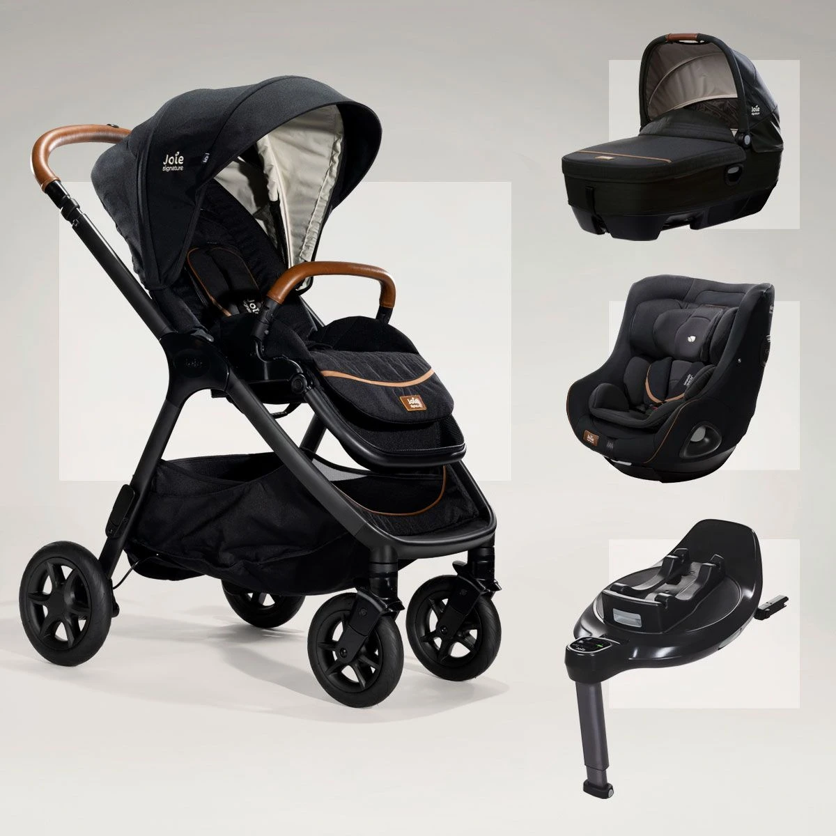 Joie Finiti Signature Flex Travel System With Calmi - Eclipse 3 Joie Finiti Signature Flex Travel System With Calmi - Eclipse