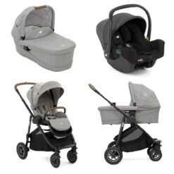 Joie Versatrax + I-Snug 2 Travel System Bundle - Pebble