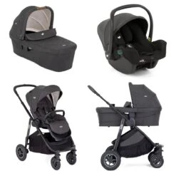 Joie Versatrax + I-Snug 2 Travel System Bundle - Shale