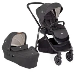 Joie Versatrax With Ramble XL Carrycot - Shale
