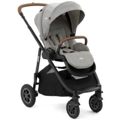Joie Versatrax With Ramble XL Carrycot - Pebble -Baby Products Store joie versatrax stroller pebble 1 1