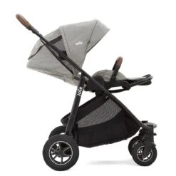 Joie Versatrax With Ramble XL Carrycot - Pebble -Baby Products Store joie versatrax stroller pebble 4 1