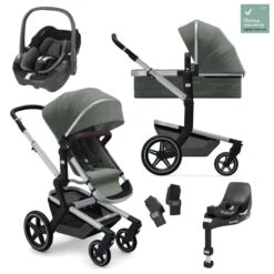Joolz Day+ Travel System With Maxi-Cosi Pebble 360 & Base - Marvellous Green