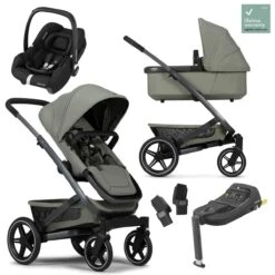 Joolz Geo3 Travel System With Maxi-Cosi Cabriofix I-Size & Base - Sage Green