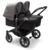 Bugaboo Donkey 5 Twin Pushchair - Grey Melange Canopy 1 Bugaboo Donkey 5 Twin Pushchair - Grey Melange Canopy -Baby Products Store large jpg 100003002 donkey5 twin black bassinet blackcanopy gm