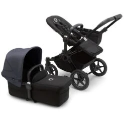 Bugaboo Donkey 5 Mono Pushchair - Stormy Blue Canopy