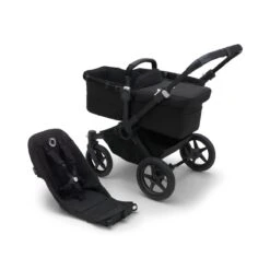Bugaboo Donkey 5 Mono Pushchair - Midnight Black Canopy 19 Bugaboo Donkey 5 Mono Pushchair - Midnight Black Canopy -Baby Products Store large jpg 100002034 donkey5 base black black 3