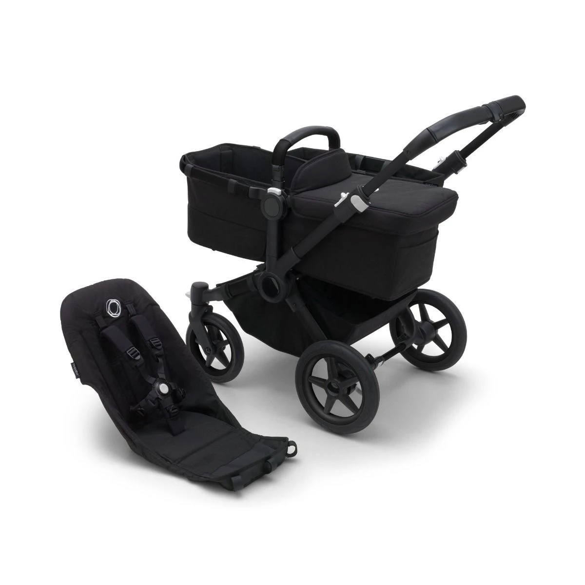 Bugaboo Donkey 5 Mono Pushchair - Midnight Black Canopy 11 Bugaboo Donkey 5 Mono Pushchair - Midnight Black Canopy - Image 9