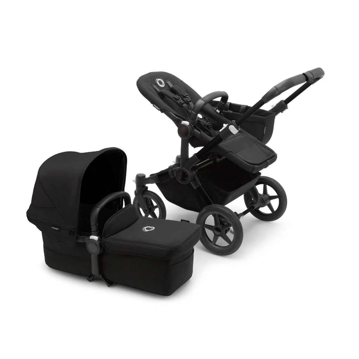 Bugaboo Donkey 5 Mono Pushchair - Midnight Black Canopy 4 Bugaboo Donkey 5 Mono Pushchair - Midnight Black Canopy - Image 2