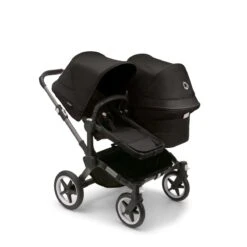 Bugaboo Donkey 5 Duo Pushchair - Midnight Black Canopy -Baby Products Store large jpg 100003001 donkey5 duo gra black canopy black 1