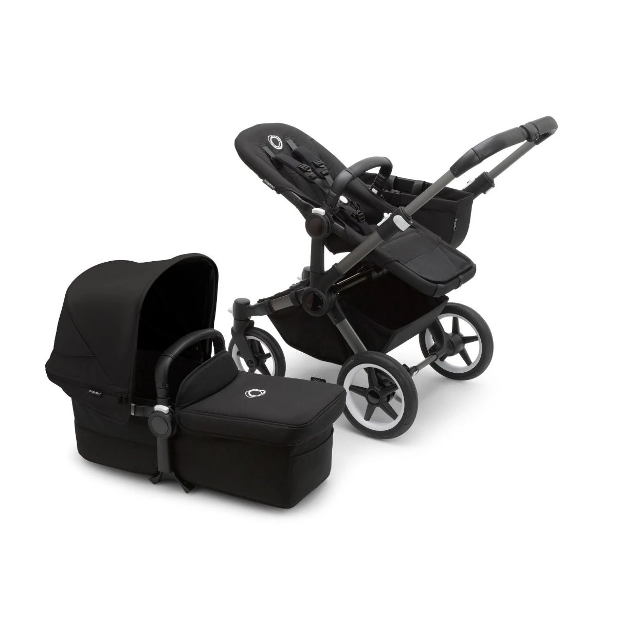 Bugaboo Donkey 5 Mono Pushchair - Midnight Black Canopy 5 Bugaboo Donkey 5 Mono Pushchair - Midnight Black Canopy - Image 3