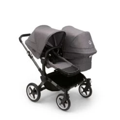 Bugaboo Donkey 5 Duo Pushchair - Grey Melange Canopy -Baby Products Store large jpg 100003002 donkey5 duo gra gm canopy gm 1