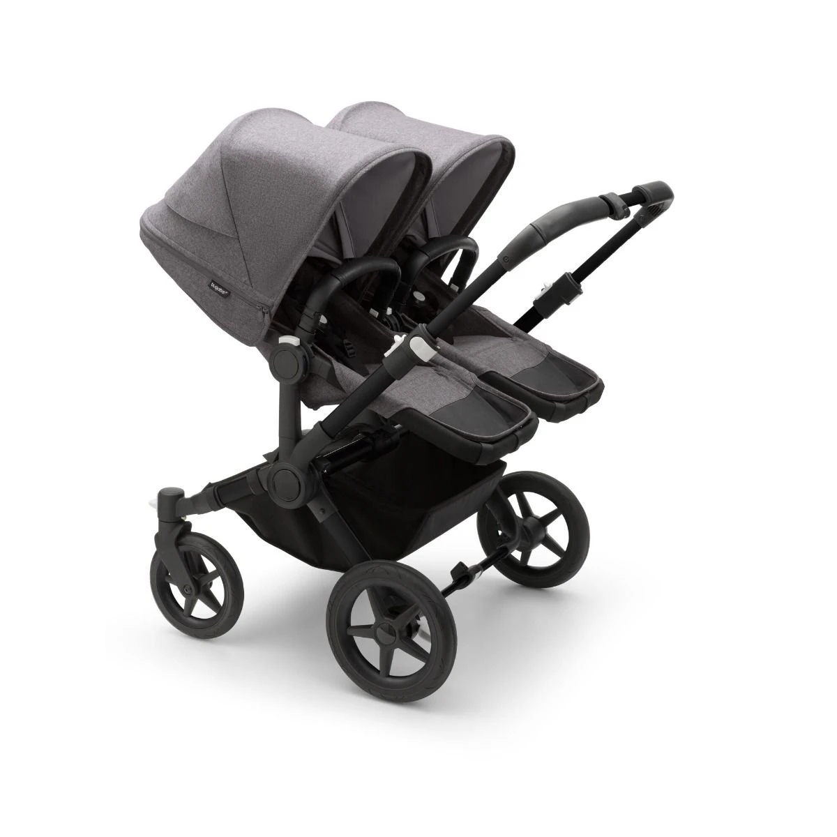 Bugaboo Donkey 5 Twin Pushchair - Grey Melange Canopy 9 Bugaboo Donkey 5 Twin Pushchair - Grey Melange Canopy - Image 7