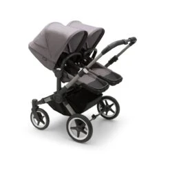 Bugaboo Donkey 5 Twin Pushchair - Grey Melange Canopy 19 Bugaboo Donkey 5 Twin Pushchair - Grey Melange Canopy -Baby Products Store large jpg 100003002 donkey5 twin gra seat gm canopy gm 3